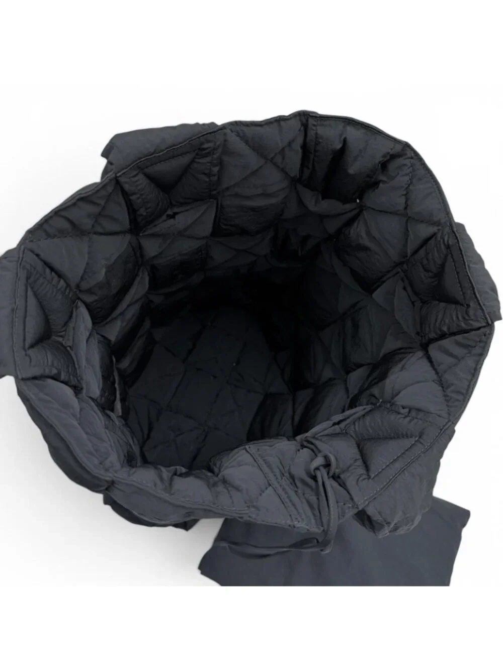Bottega Veneta Padded Tech Maxi Intrecciato Tote Black with